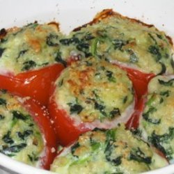 Spinach Stuffed Tomatoes