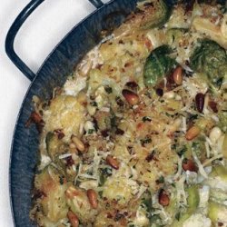 Cauliflower And Brussels Sprout Gratin With Pine N...