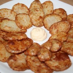 Fried Potatoes With Tartar Sauce