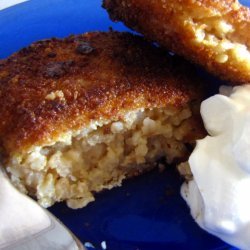 Crispy Cheesy Brown Rice Patties