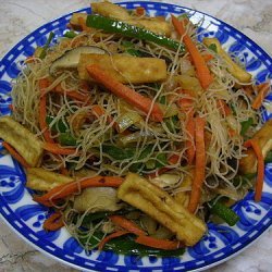 Vegetarian Rice Vermicelly Stir Fry