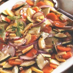 Marinated Rainbow Veggie Salad