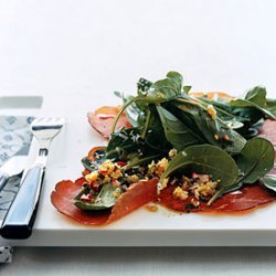 Bresaola Carpaccio with Gribiche Vinaigrette