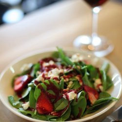 Baby Spinach and Raspberry Salad