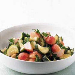 Brined Cucumber and Radish Salad