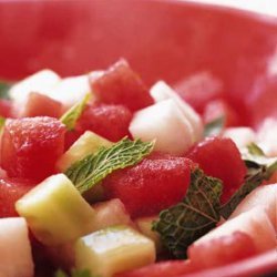 Watermelon, Cucumber, and Jícama Salad