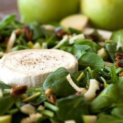 Baby Greens with Warm Goat Cheese