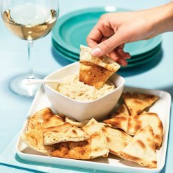 Creamy Artichoke Dip with Pita Chips