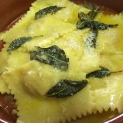 Ravioli with Sage Cream Sauce