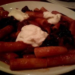 Pasta with Roasted Eggplant, Ricotta, and Basil