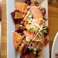 Grapefruit, Beet, and Blue Cheese Salad