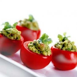 Tomatoes Stuffed with Guacamole