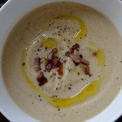 Cauliflower Soup with White Truffle Oil