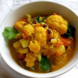 Curried Black-Eyed Pea Soup