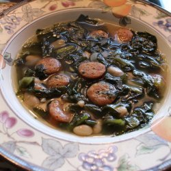 Escarole, Bean and Sausage Soup