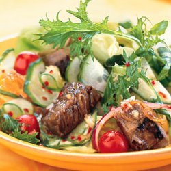 Summer Steak Salad with Ginger-Lime Dressing