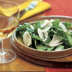 Jerusalem Artichoke and Arugula Salad with Parmesan