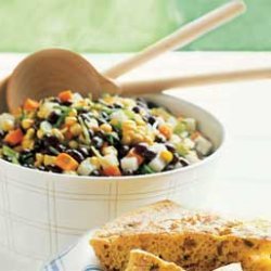 Black Bean, Jícama, and Grilled Corn Salad