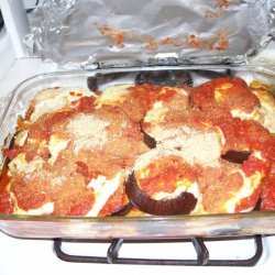 Easy No Fry Eggplant Parmesean