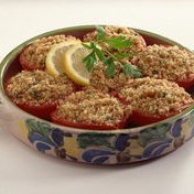 Tomatoes With Crispy Bread Topping