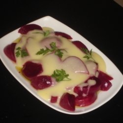 Greek Beetroot With Garlic Sauce Skordalia