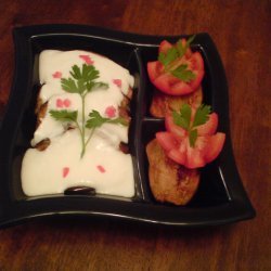 Fried Eggplant With Yogurt