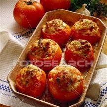 Greek Style Stuffed Tomatoes And Green Peppers