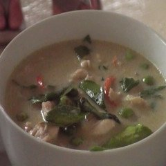 Thai Green Curry With Chicken - Gang Galee Gai