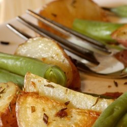 Roasted Rosemary Red Potatoes With Green Beans