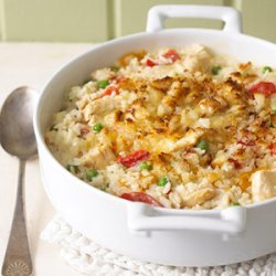 Chicken Alfredo And Rice Casserole