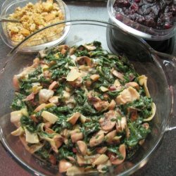 Spinach, Artichoke, Mushroom Casserole