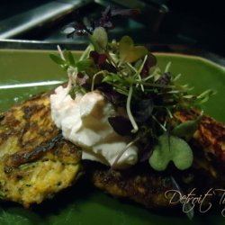 Greek-inspired Zucchini Pancakes