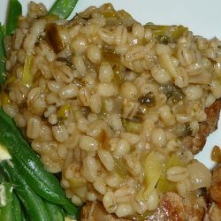 Barley Side Dish With Leeks