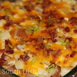 Cheesy Loaded Twice-baked Potato Casserole