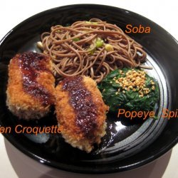 Cold Zaru Soba Buckwheat And Yam Noodles