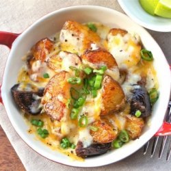 Baked Tex Mex Potato With Pico Degallo