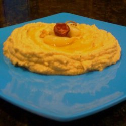 Homemade Roasted Garlic And Roasted Chili Hummus