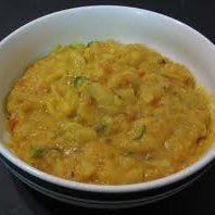 Red Split Lentils With Cabbage (masoor Dal Aur Ban...