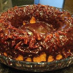 Pecan Chocolate Fudge Ring