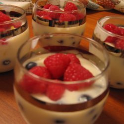 Lemon Cream With Fresh Berries