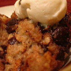 Chocolate Banana Bread Pudding