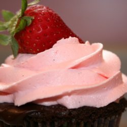 Chocolate Cupcakes Strawberry Chocolate Ganache Va...