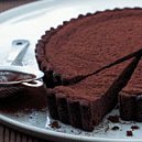 Bittersweet Chocolate Truffle Tart