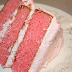 Triple Decker Strawberry Cake