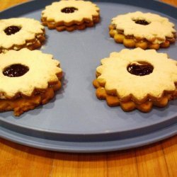 Raspberry Sablee Cookies