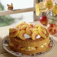 Ginger Peach Cake