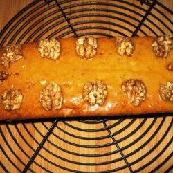 Maple Walnut Glazed Pound Cake