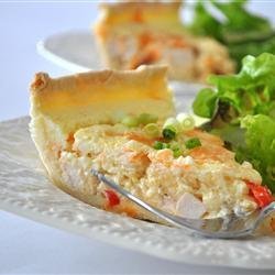 Sour Cream Chicken Quiche