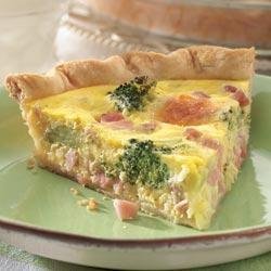 Ham and Broccoli Quiche