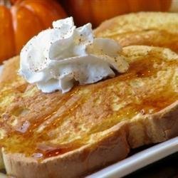 Pumpkin Pie French Toast